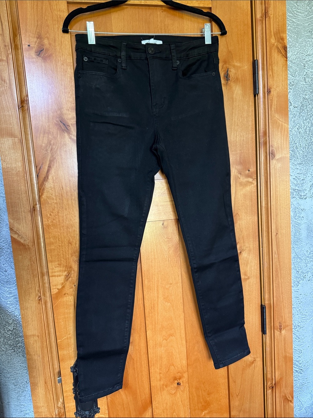 STS Blue High Rise Black Skinny Jeans